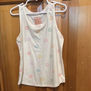 Cat and jack Colorful Smiley Face Tank Top